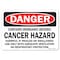 Signmission Sign, 12" H, 18" W, Alum, Contains Inorganic Arsenic Cancer Hazard Harmful If Inhaled O, Landscape OS-DS-A-1218-L-19321 - alternate 1
